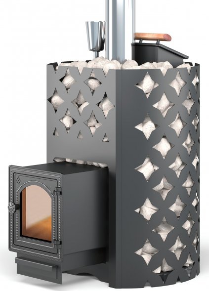 Чугунная печь для бани ЭТНА 18 (ДТ-4С) Закрытая каменка