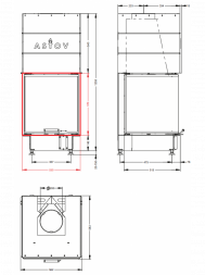 Каминная топка Астов П3С 5357