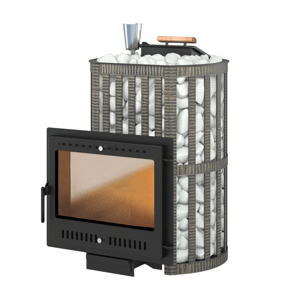  Печь ВЕЗУВИЙ Ураган Ковка 22 Панорама "М"