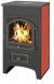 Печь-Камин Везувий ПК-02 (205) с плитой красный