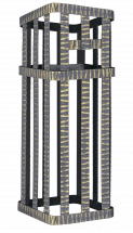 Сетка на трубу (300х300х500) Гефест 35/40/45 под шибер
