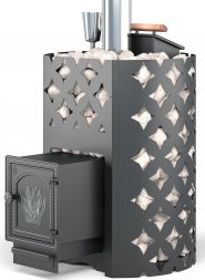 Чугунная печь для бани ЭТНА 24 (ДТ-4) Закрытая каменка