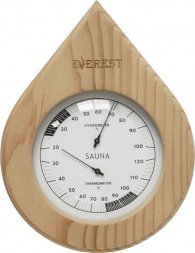 Термогигрометр EVEREST &quot;Капля&quot;, кедр (TG-05)