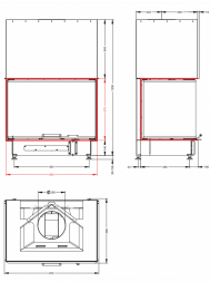 Каминная топка Астов П3С 8457