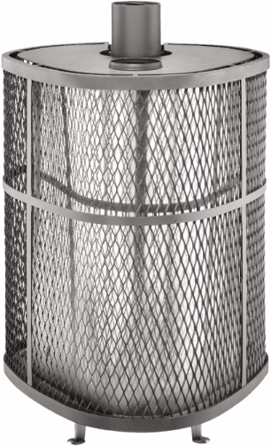 Дровяная банная печь Ферингер Оптима в кожухе "Сетка" до 28 м³