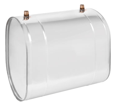 Бак нержавейка 90л под контур (Горизонталь, овальный) (AISI 439)