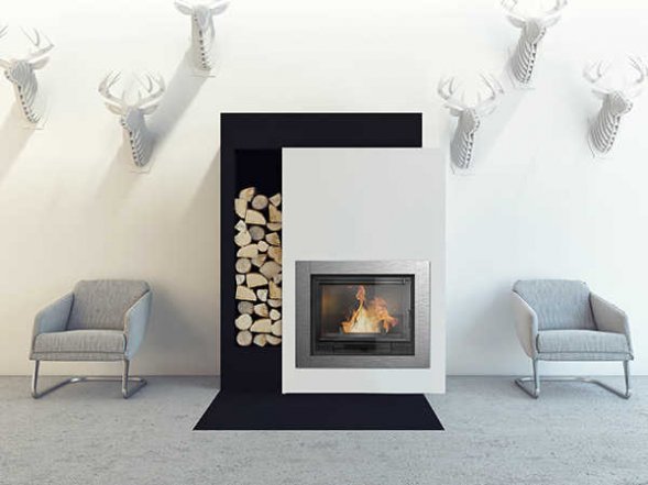 Каминная топка Kaw-Met W1CO (с водным контуром)