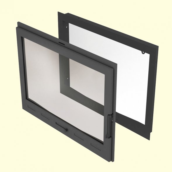 Дверь каминная Мета Оптима 700