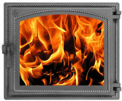 Дверка Везувий Каминное 240 (Антрацит)