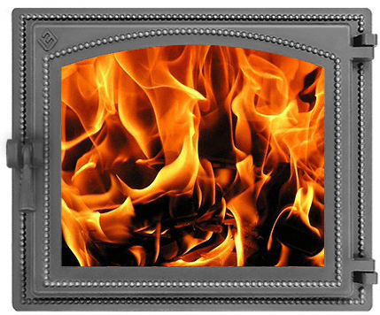 Дверка Везувий Каминное 240 (Антрацит)