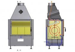Каминная топка Hajduk Volcano