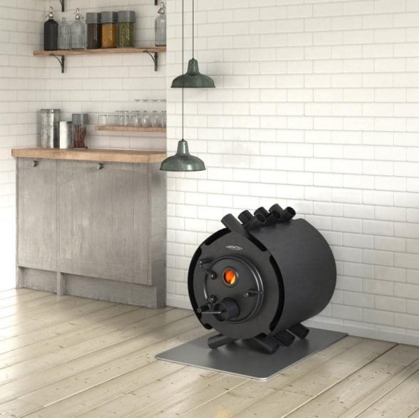 Печь ТМФ Валериан, 8кВт, антрацит