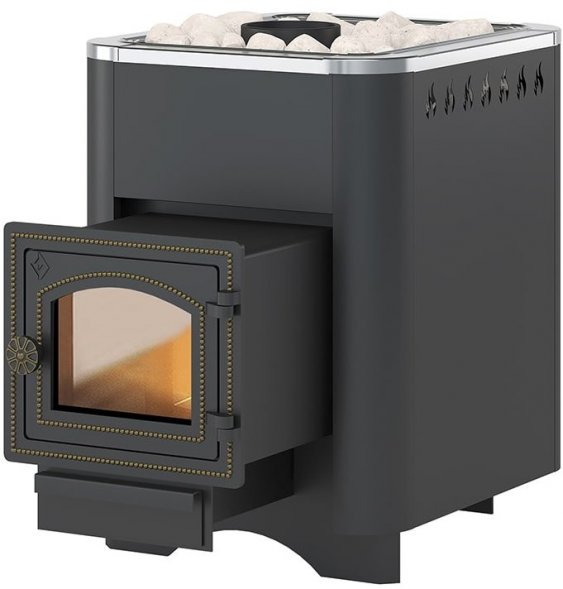 Дровяная печь для бани Везувий Русичъ 16 (ДТ-3С) 2022