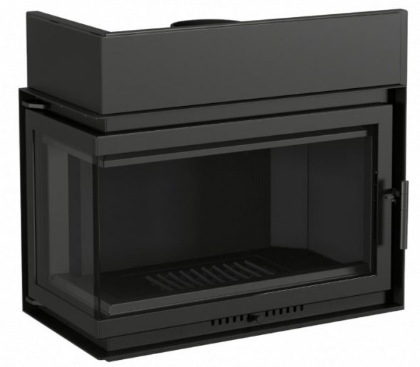 Каминная топка Echa Tech Font/800/L 18 кВт, угловое стекло слева