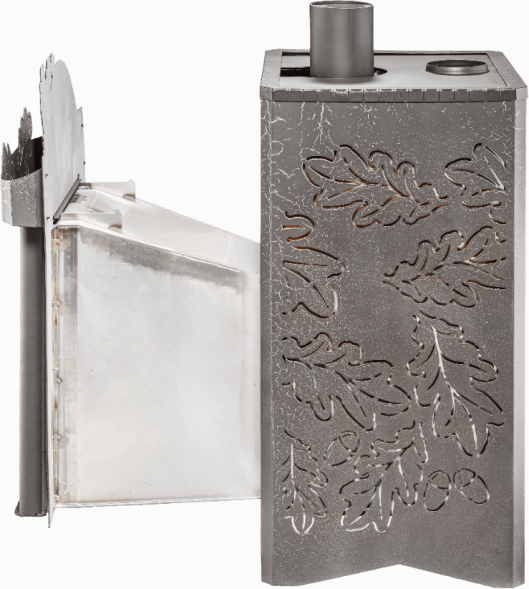 Дровяная банная печь Ферингер Квадра в кожухе &quot;Сетка&quot; до 25 м³