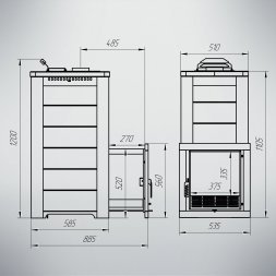 Печь Варвара Сказка Терма в талькохлорите