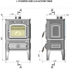 Печь-камин Fireway Dacha I