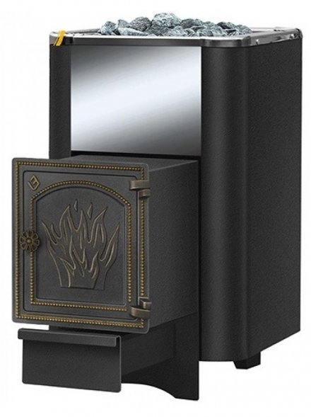 Чугунная печь для бани и сауны Везувий Сенсация 16 Антрацит (ДТ-4)