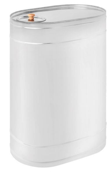 Бак нержавейка 60л под контур (Вертикаль, овальный) (AISI 439)