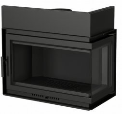 Каминная топка Echa Tech Font/800/R 18 кВт, угловое стекло справа