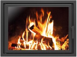 Дверка ВЕЗУВИЙ каминная 820 (Антрацит)