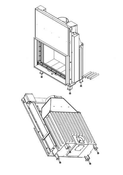 Каминная топка Мета-Бел Fenix 900