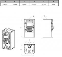  Печь дровяная Tim Sistem Magic Stove