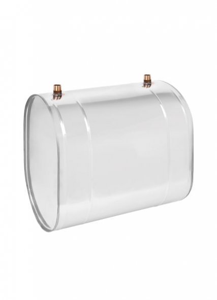 Бак нержавейка 60л под контур (Горизонталь, овальный) (AISI 439)