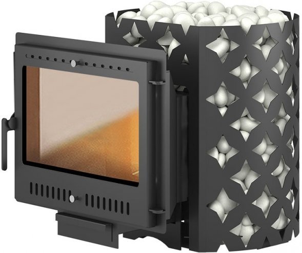 Чугунная печь для бани ЭТНА 24 (Панорама) &quot;М&quot;