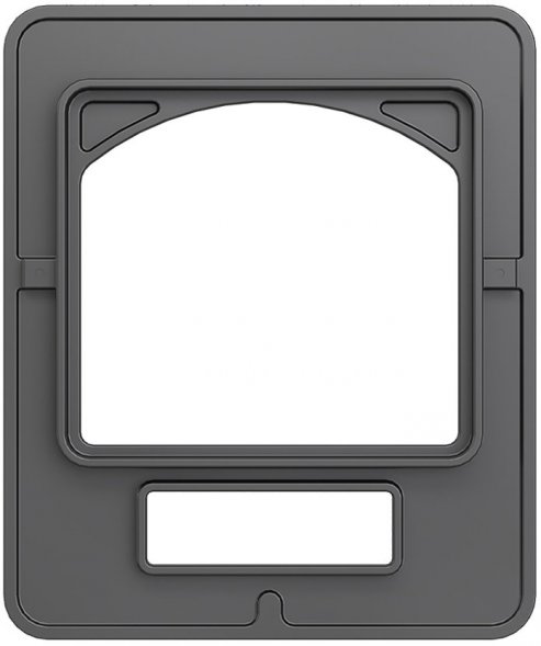 Дверка ВЕЗУВИЙ каминная 290 (Антрацит)