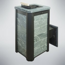 Печь Варвара Сказка Мини с удлиненной топкой в талькохлорите