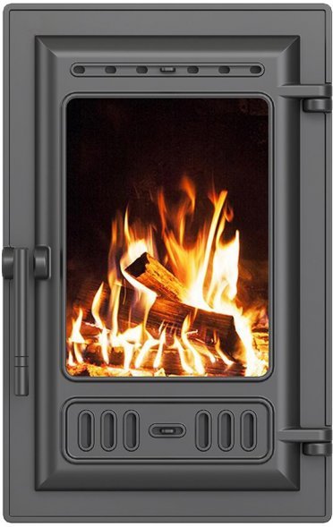 Дверка ЭВЕРЕСТ каминная 310 (Антрацит)