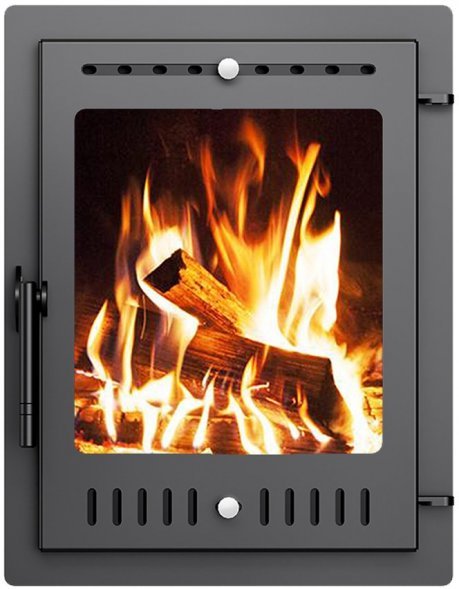 Дверка ЭВЕРЕСТ каминная 320 (М) Антрацит