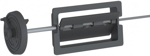 Задвижка дымохода Везувий поворотная 1427П