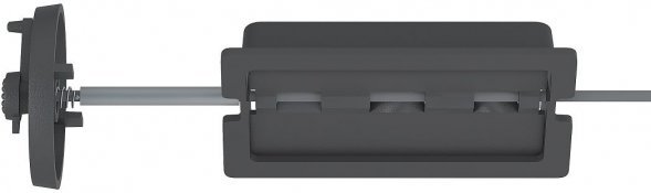 Задвижка дымохода Везувий поворотная 1427П