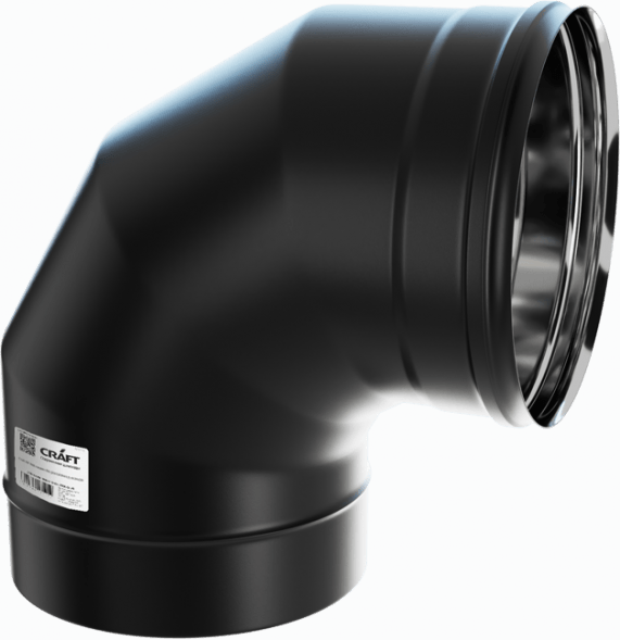 Колено 90° Craft HF-P (316/0,8/эмаль)