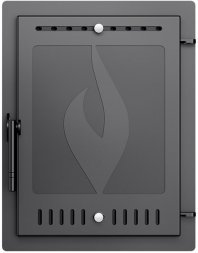 Дверка ЭВЕРЕСТ каминная 321 (М) Антрацит