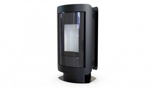 Печь-камин Defro Home Oval, 9 кВт