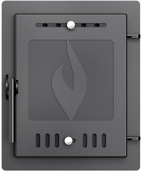 Дверка ЭВЕРЕСТ каминная 211 (М) Антрацит