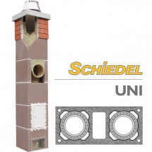 Двухходовой дымоход с вентканалом Schiedel UNI