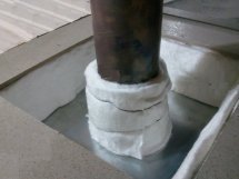 Пожарная изоляция камина, печей и труб Суперсил лента (Supersil) 2 кг