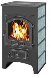 Печь-камин Везувий ПК-02 (205) с плитой, талькохлорит