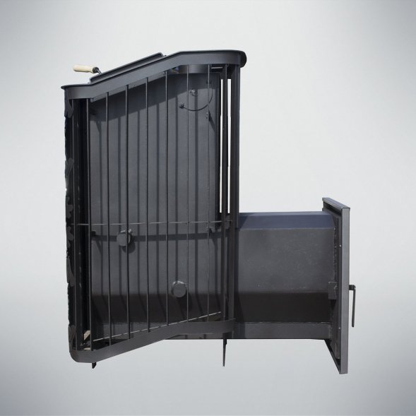 Дровяная печь для бани Варвара Мини Терма Каменка удлиненная