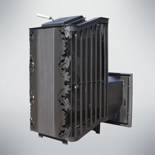 Дровяная печь для бани Варвара Мини Терма Каменка удлиненная