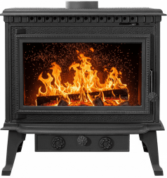 Печь-камин Везувий RICH-15 "Антрацит"