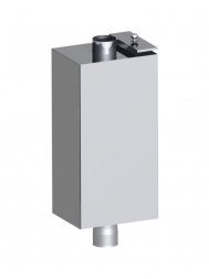 Прямоугольный бак на трубе из нержавейки 80 л. AISI 430