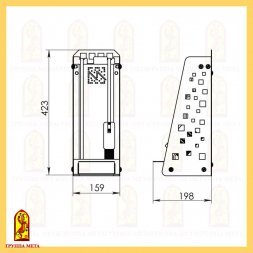 Набор для ухода за камином Мета НКА-20МД