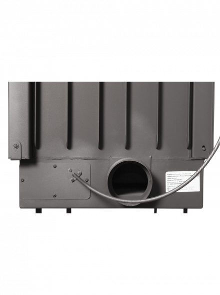 Каминная топка Экокамин Вега 800 TВ туннельная черный шамот