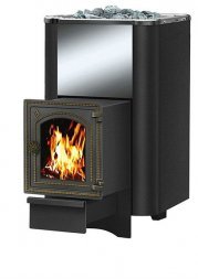 Чугунная печь Везувий Сенсация 22 Антрацит (ДТ-4С)