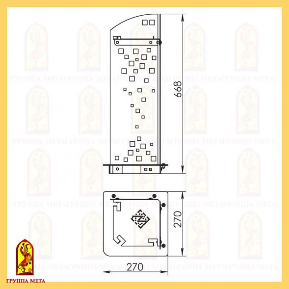 Набор для ухода за камином Мета НКА-31МД